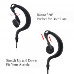 MOTOROLA TLKR T3/T4/T5/T6/T7/T8 Ear Hook PTT Earphone Headset - D Port