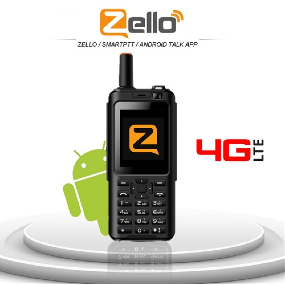 ZELLO F40 7S+ 4G LTE Network Walkie Talkie + Android Smart Phone (SATU MALAYSIA)