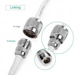 5C-FB 75ohm N Male To N Male Coaxial Cable - 1 Meter