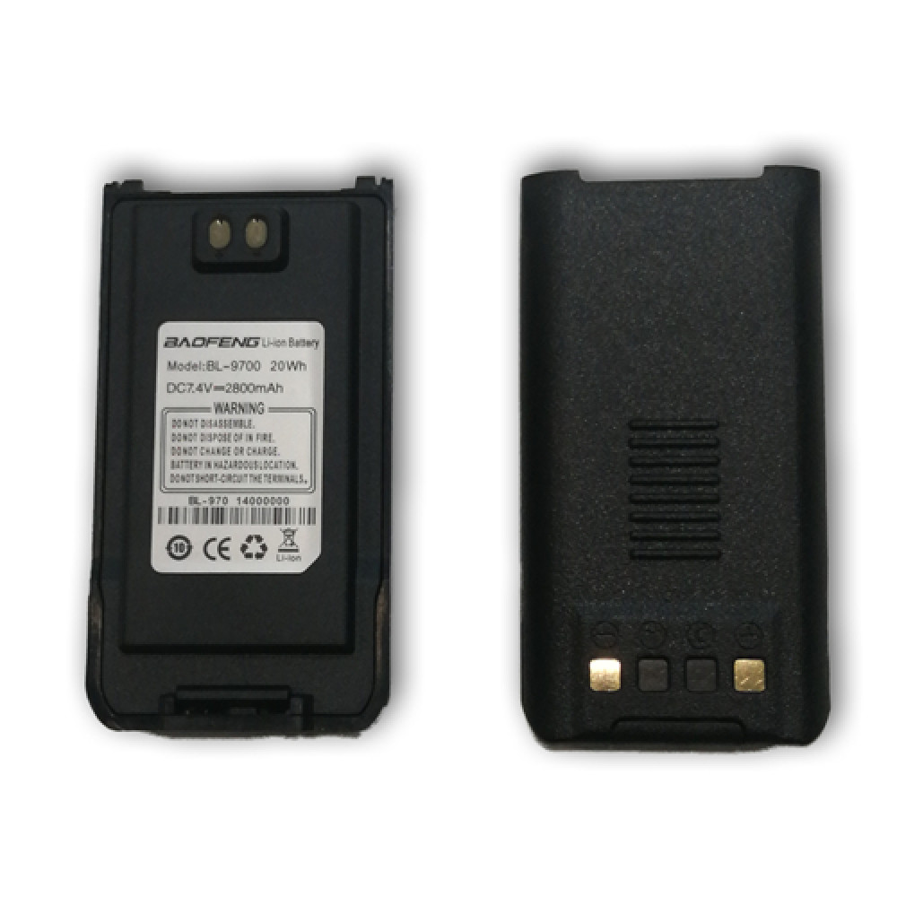 BAOFENG BF-9700 BL-9700 2800mAh Li-ion Battery BAOFENG BF-9700 BL-9700 2800mAh Li-ion Battery