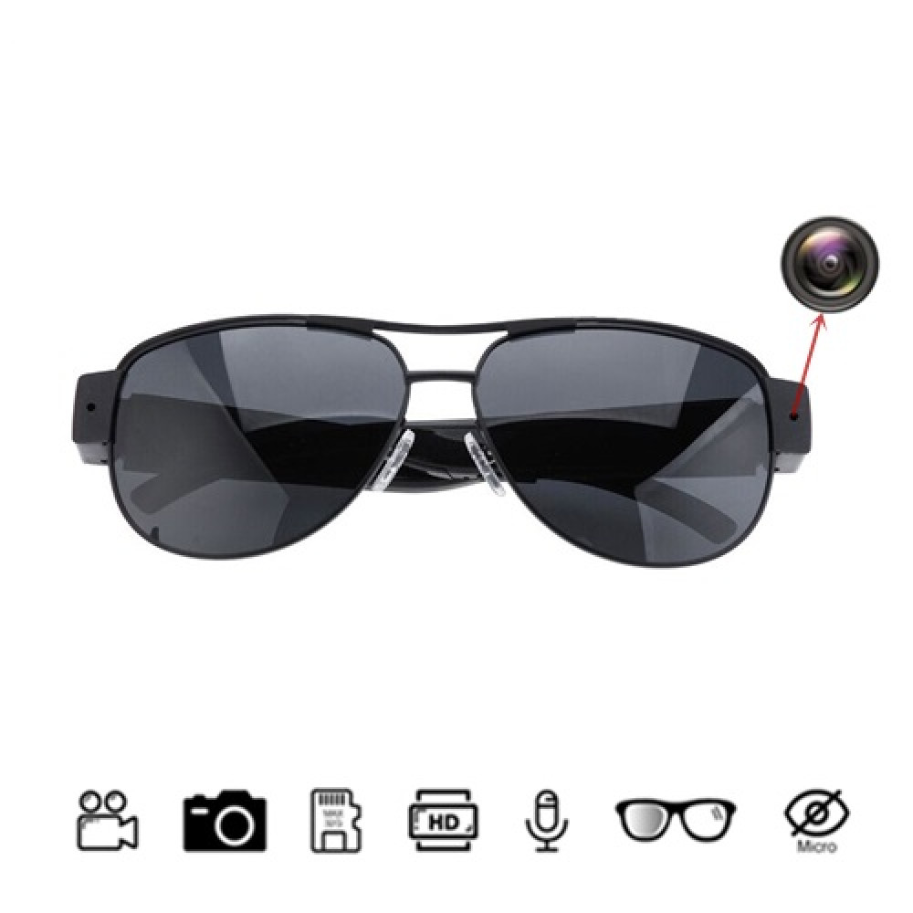 HD500 Sunglasses Spy Hidden Pinhole Camera