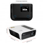 UNIC T8 Home Cinema Android WiFi LED Projector - 4500 Lumens