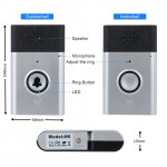 H6 Wireless 2 Way Voice Intercom Doorbell