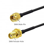 RF-SMA Male To RF-SMA Female WiFi Antenna Extension Cable