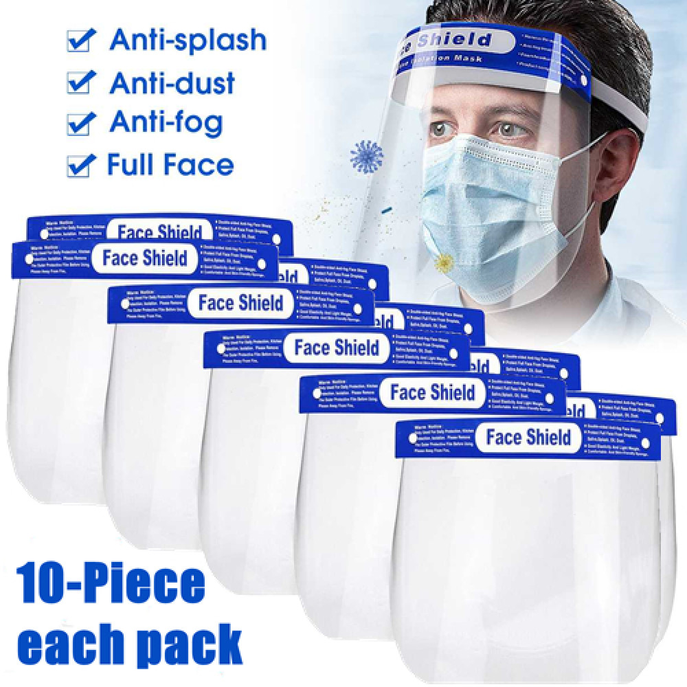 10pc Medical Protective Comfort Sponge Face Shield 10pc Medical Protective Comfort Sponge Face Shield