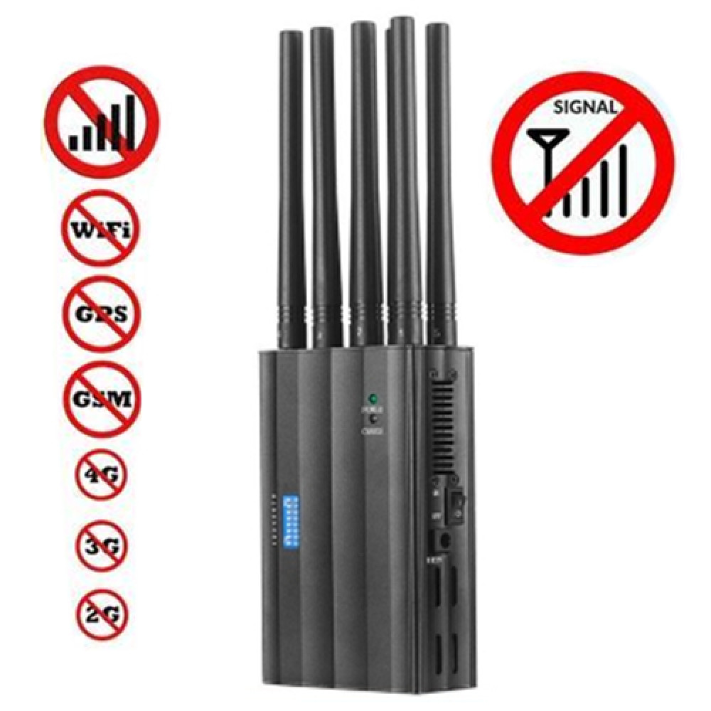 8 Band 2G 3G 4G GPS Beidou WiFi Portable Mobile Signal Jammer