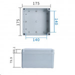 ABS IP67 Waterproof Durable Outdoor Junction Box - 100*175*175mm