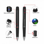 V8 Ball Pen Full HD Hidden Pinhole Spy Camera