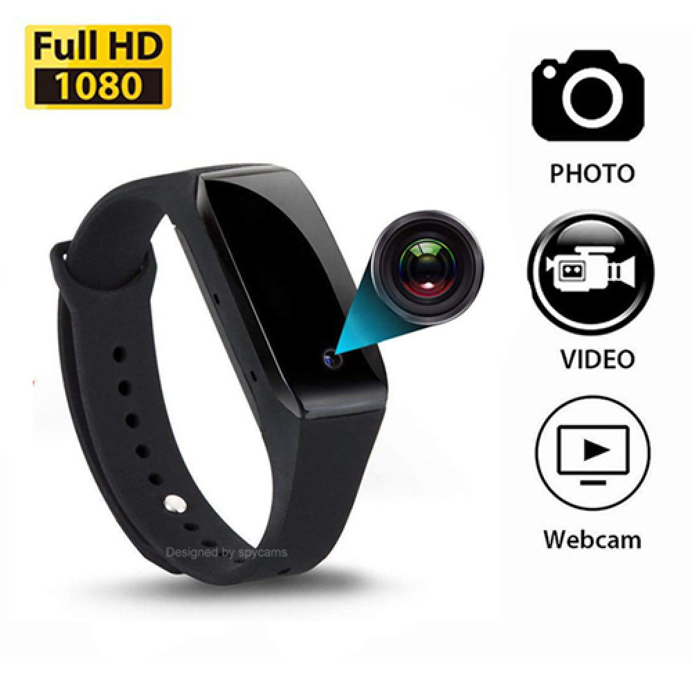 D3 Wearable Bracelet Voice Record Spy Hidden Pinhole Camera