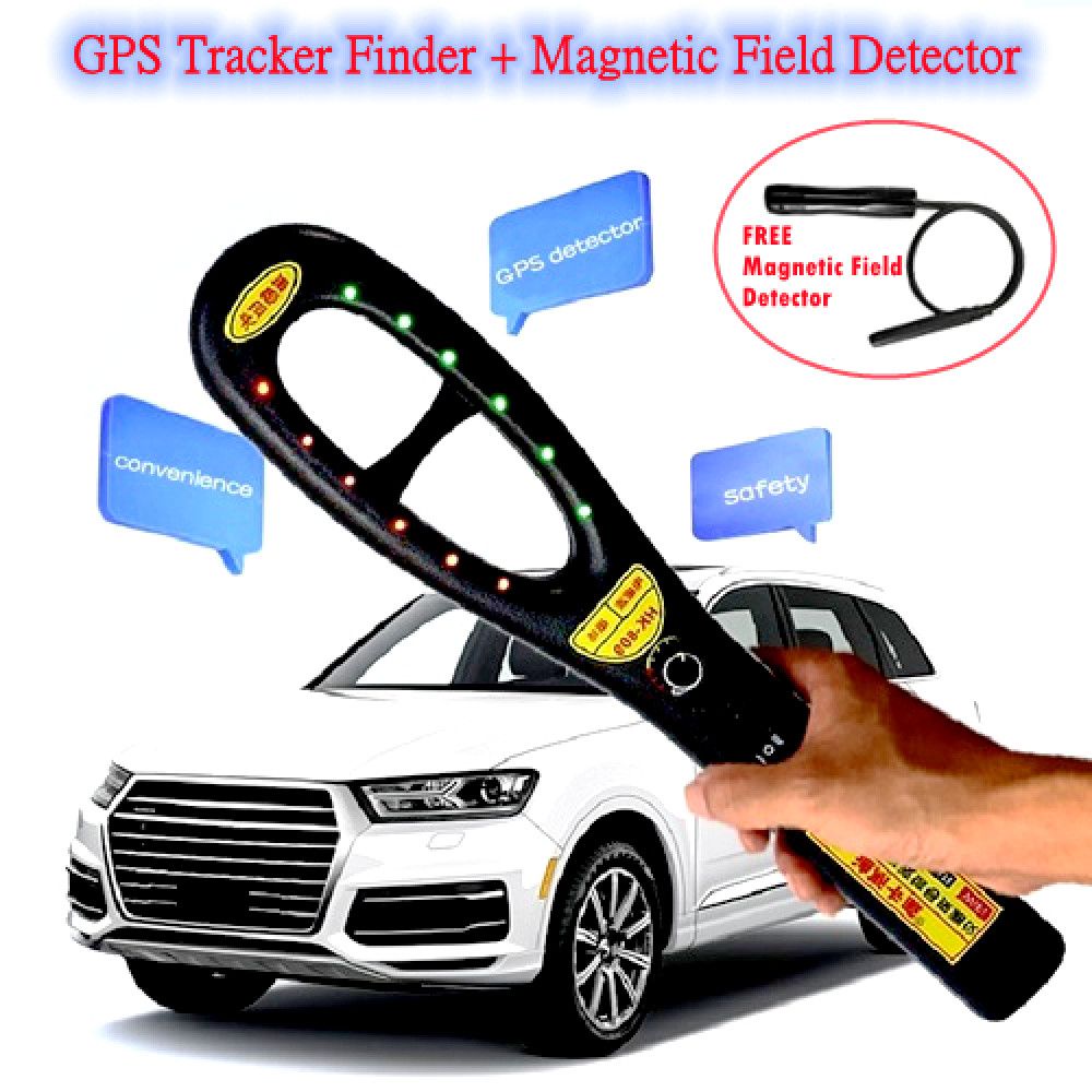 HK809 GPS Tracker Finder + Magnetic Field Spy Bug Wireless RF Signal Detector