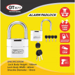 GT BENZ GT-205 110db Anti Theft Siren Alarm Padlock