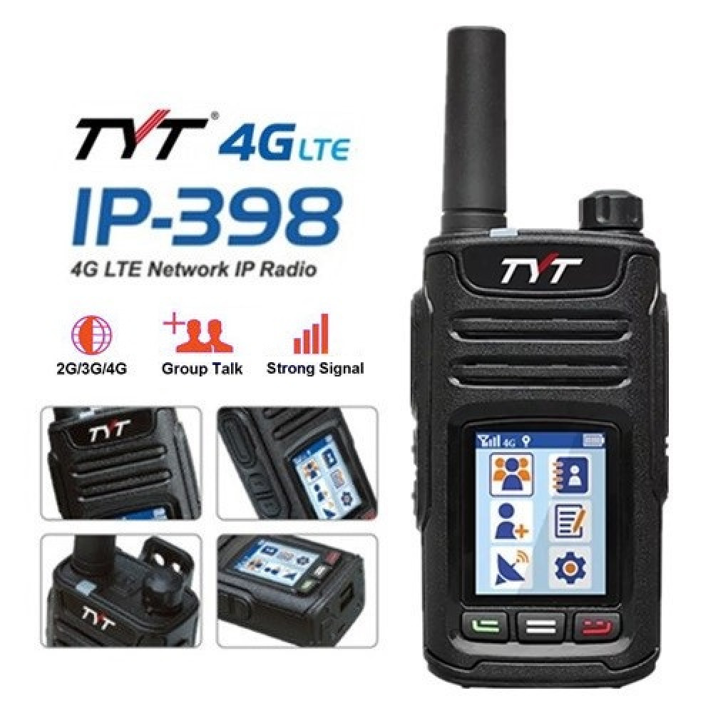 TYT IP-398 4G LTE GPS Network POC Radio Walkie Talkie (SATU MALAYSIA) TYT IP-398 4G LTE GPS Network POC Radio Walkie Talkie (SATU MALAYSIA)