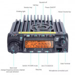 TYT TH-9000D Mono Band 55W THF 220~260MHz Amateur Mobile Radio