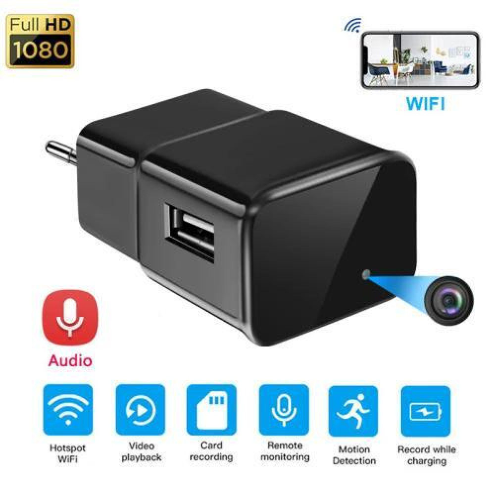 C20 EU-Type USB Charger Spy Hidden Pinhole Camera