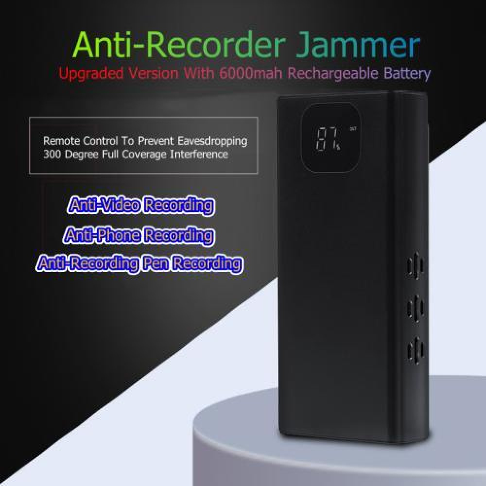F12 Anti-Recording 9pc Ultrasonic Speaker Voice Recording Jammer F12 Anti-Recording 9pc Ultrasonic Speaker Voice Recording Jammer