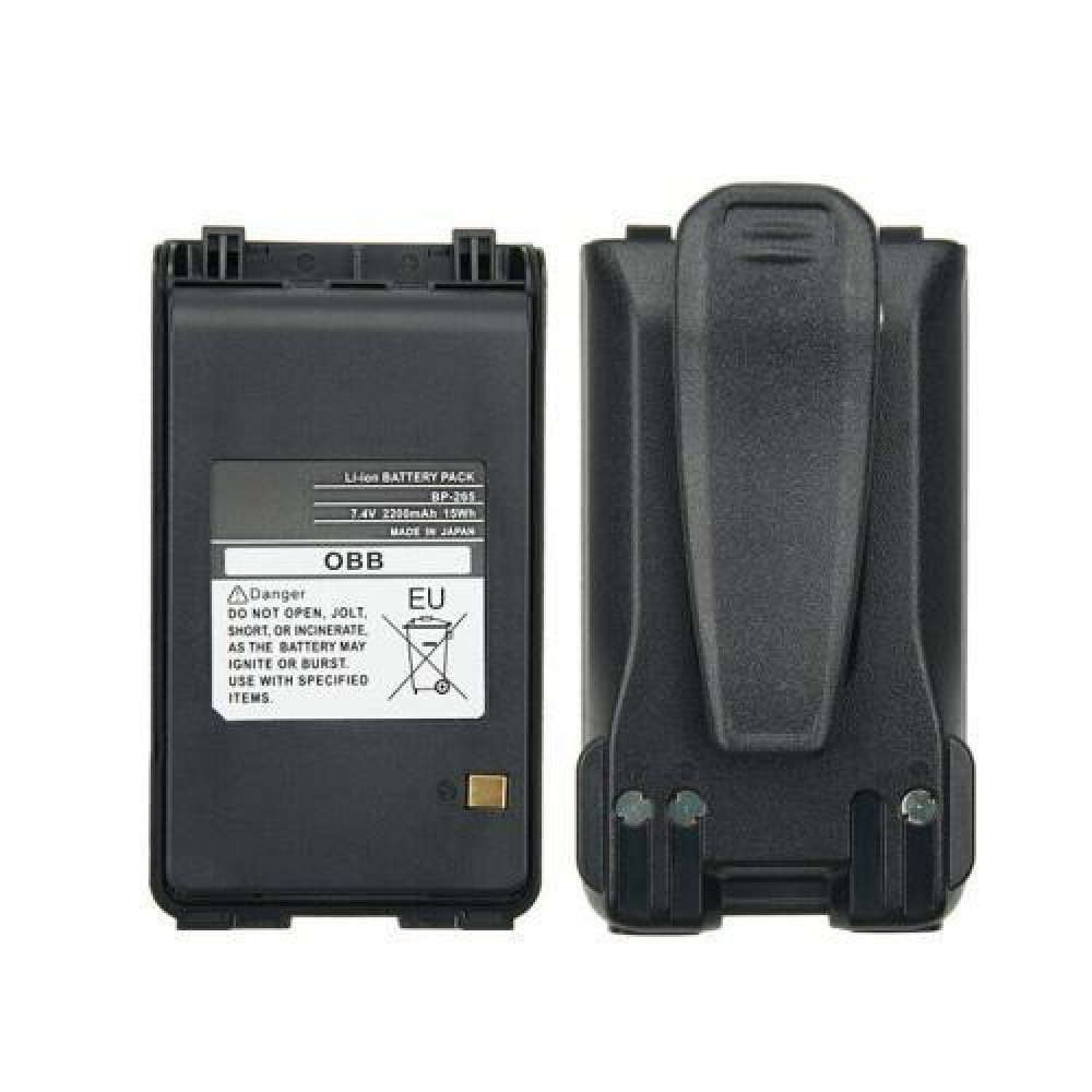 ICOM IC-V80/EV80/G80/LG80 BP-265 7.4V 2200mAh Li-Ion Battery ICOM IC-V80/EV80/G80/LG80 BP-265 7.4V 2200mAh Li-Ion Battery