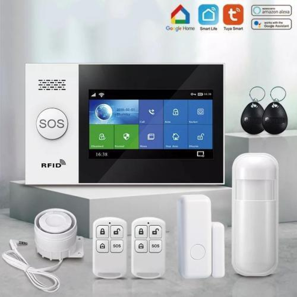 Smart Life PG-107 433mhz Wireless Gsm & WiFi Anti-Theft Home/Office Alarm System