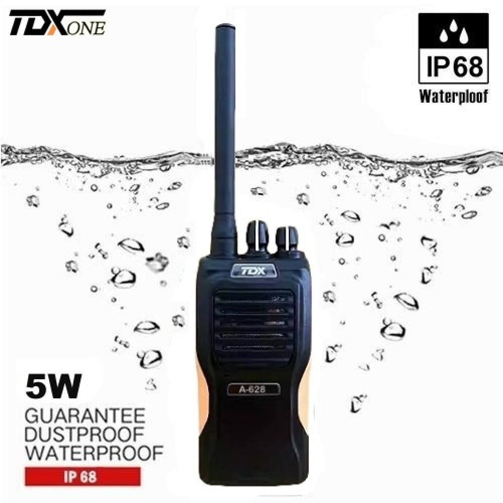 TDXone A-628 UHF 5W IP68 Waterproof Walkie Talkie - 5KM