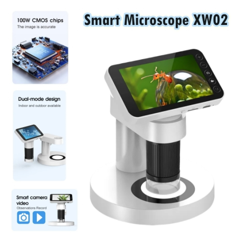 WX02 1000x Zoom 4 LCD Display Portable Digital Microscope WX02 1000x Zoom 4 LCD Display Portable Digital Microscope