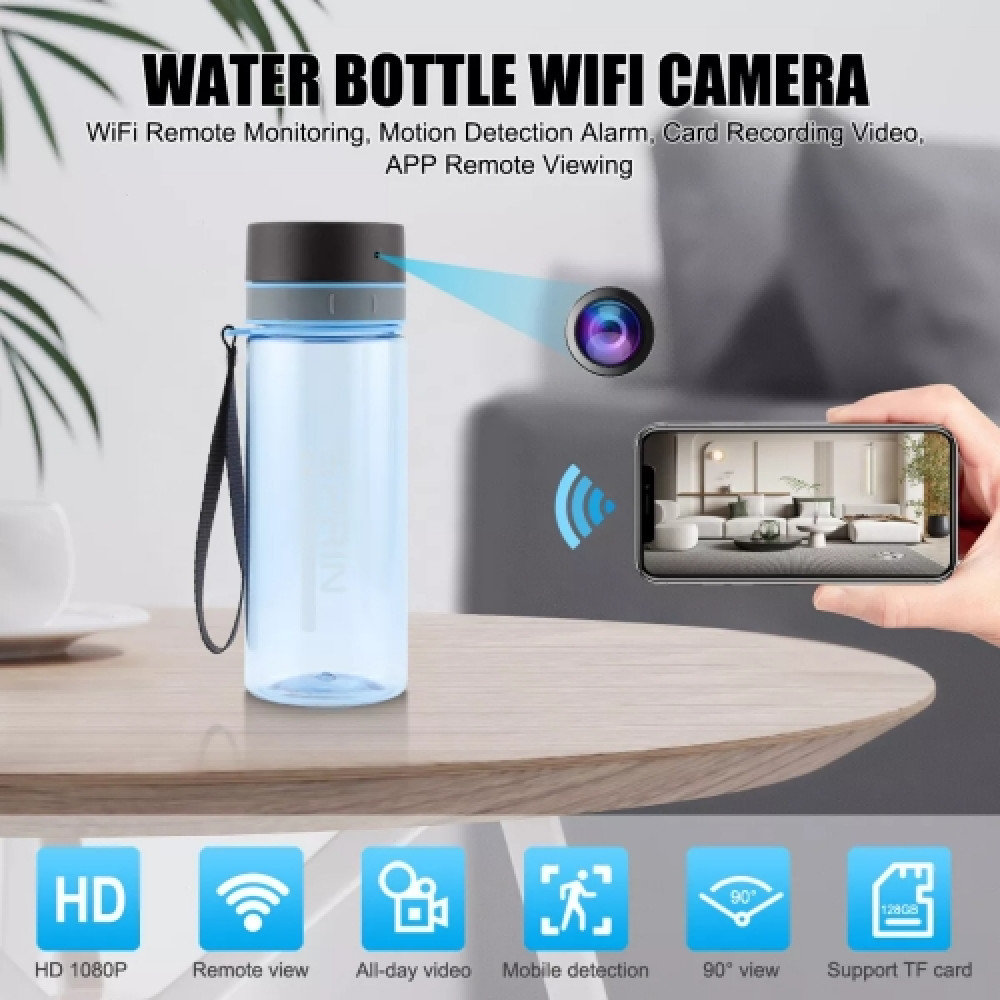 Sport Water Bottle WiFi Spy Hidden Pinhole Camera Sport Water Bottle WiFi Spy Hidden Pinhole Camera