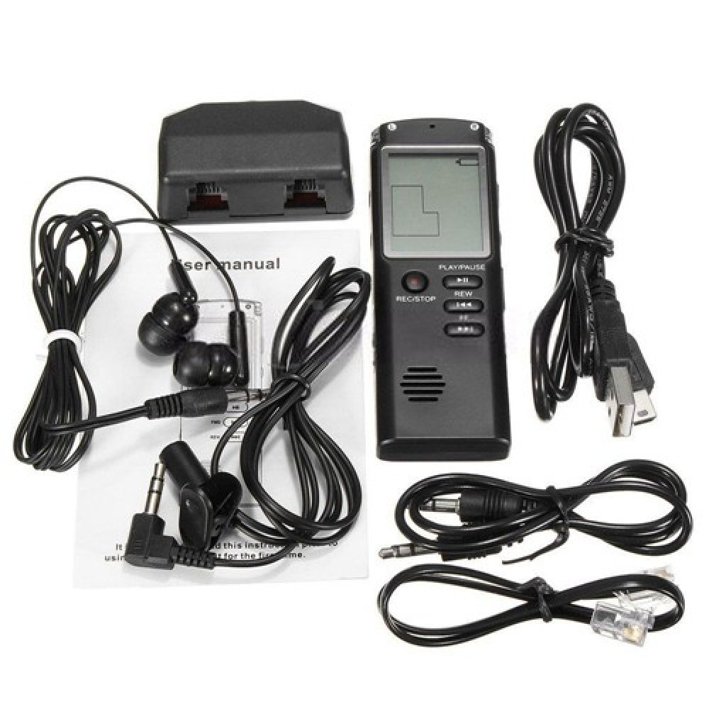 8 Hour Multifunction Professional 8GB Digital Voice Recorder