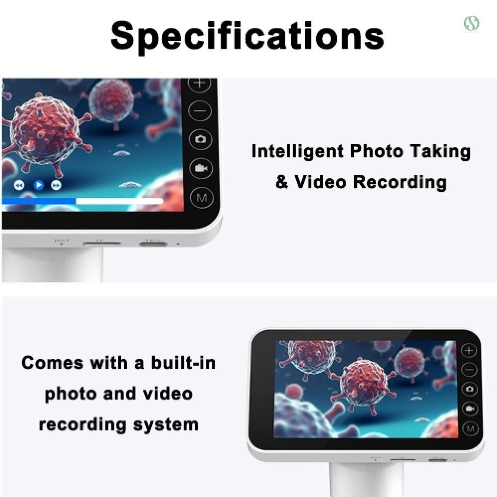 WX02 1000x Zoom 4 LCD Display Portable Digital Microscope