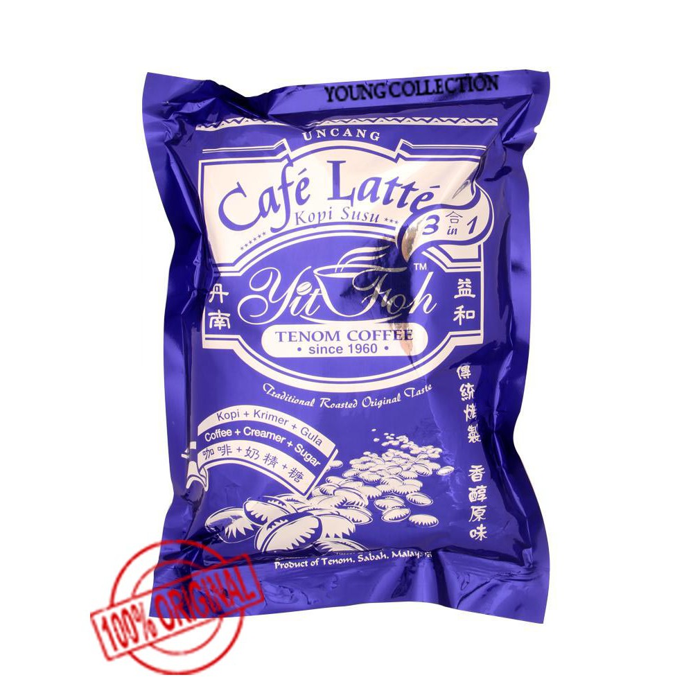 Kopi Tenom Coffee Cafe Latte Yit Foh 3 In 1 EXP SEP 2019 Kopi Tenom Coffee Cafe Latte Yit Foh 3 In 1 EXP SEP 2019