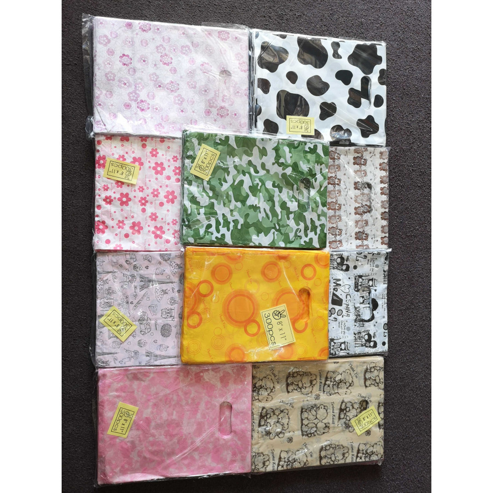 300PCS 8 x 11 inch Plastic Thank You Shopping Bag Wedding Birthday Party Door Gift 纸袋 300PCS 8 x 11 inch Plastic Thank You Shopping Bag Wedding Birthday Party Door Gift 纸袋