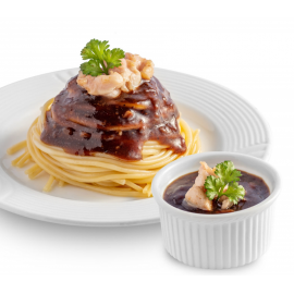 image of Lioco Food Garlic Black Paper Paste / Sauce 100gm ( Ready To Eat ) Halal
