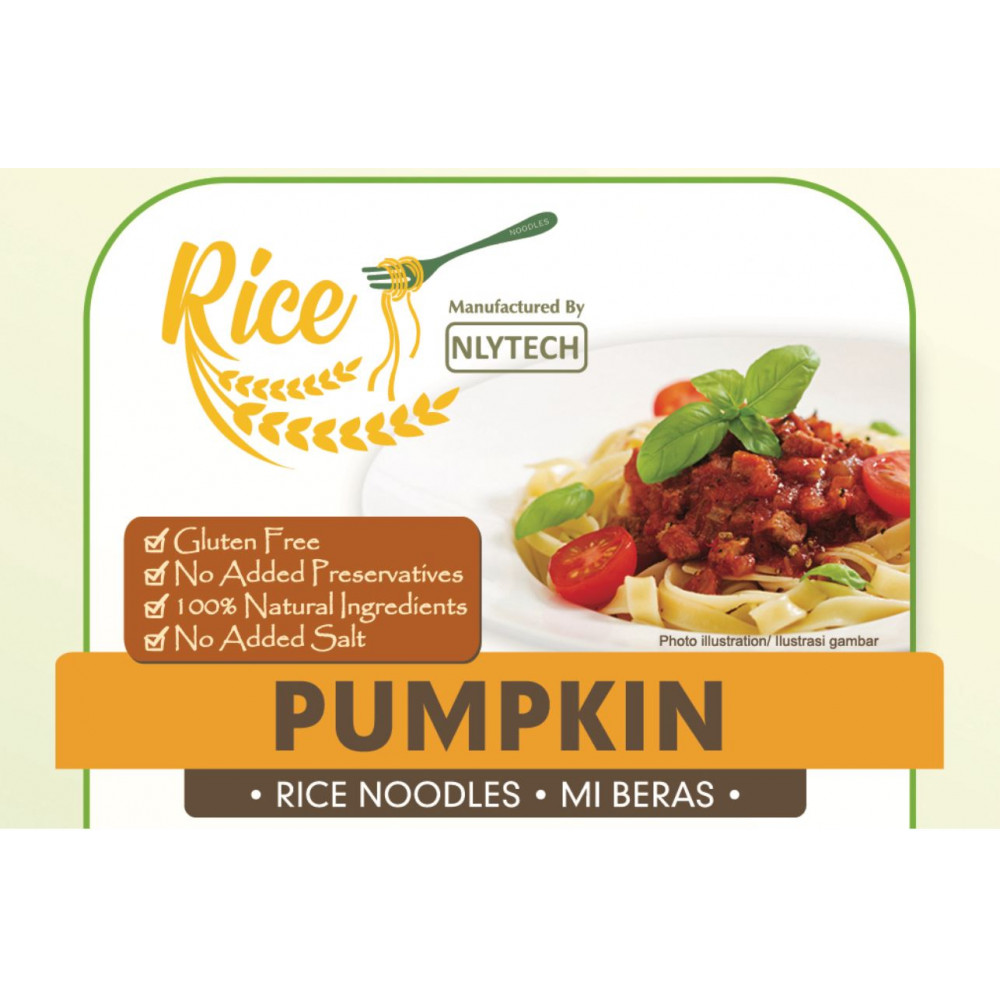 (Buy 3 Free 1!)[HALAL & VEGAN Friendly - NYLTECH] Pumpkin Rice Noodle (Gluten Free - Marketplace Harian)