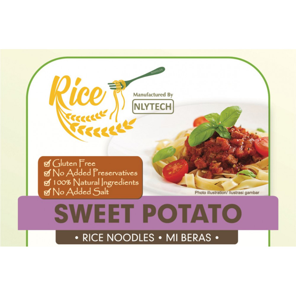 (Buy 3 Free 1!)[HALAL & VEGAN Friendly - NYLTECH] Sweet Potato Rice Noodle (Gluten Free - Marketplace Harian)