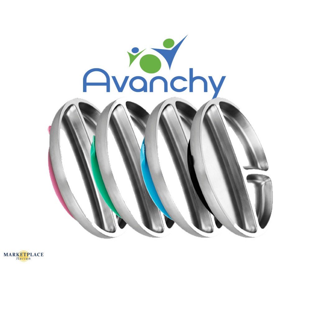 [Eco- Friendly - Avanchy] Stainless Steel Suction Toddler Plate (Chemicaless - Marketplace Harian)