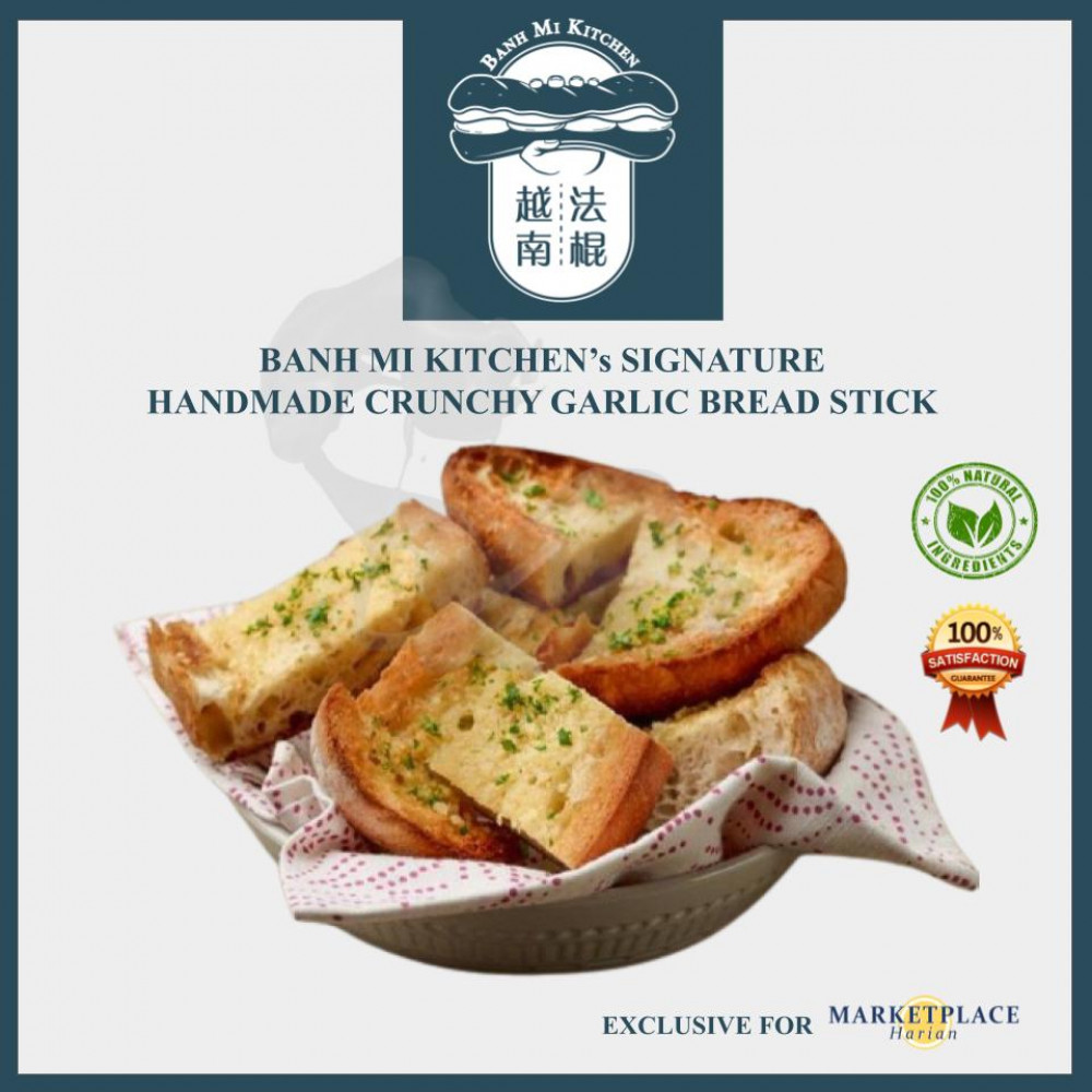 BanhMi Kitchen Special Snack (Crunchy Garlic Bread) Ready To Eat - Marketplace Harian