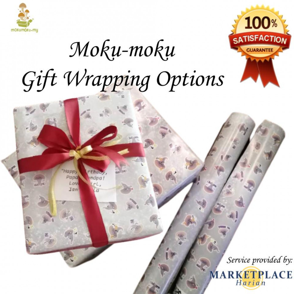 Mokumoku Two-In-One Gift Wrapping Service - Marketplace Harian Mokumoku Two-In-One Gift Wrapping Service - Marketplace Harian