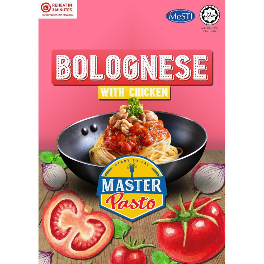 [HALAL Master Pasto] 3Minute Spaghetti Bolognese With Chicken