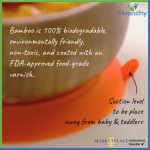 Avanchy Bamboo Toddler Plate + Spoon (Suitable 18+ months) - Marketplace Harian