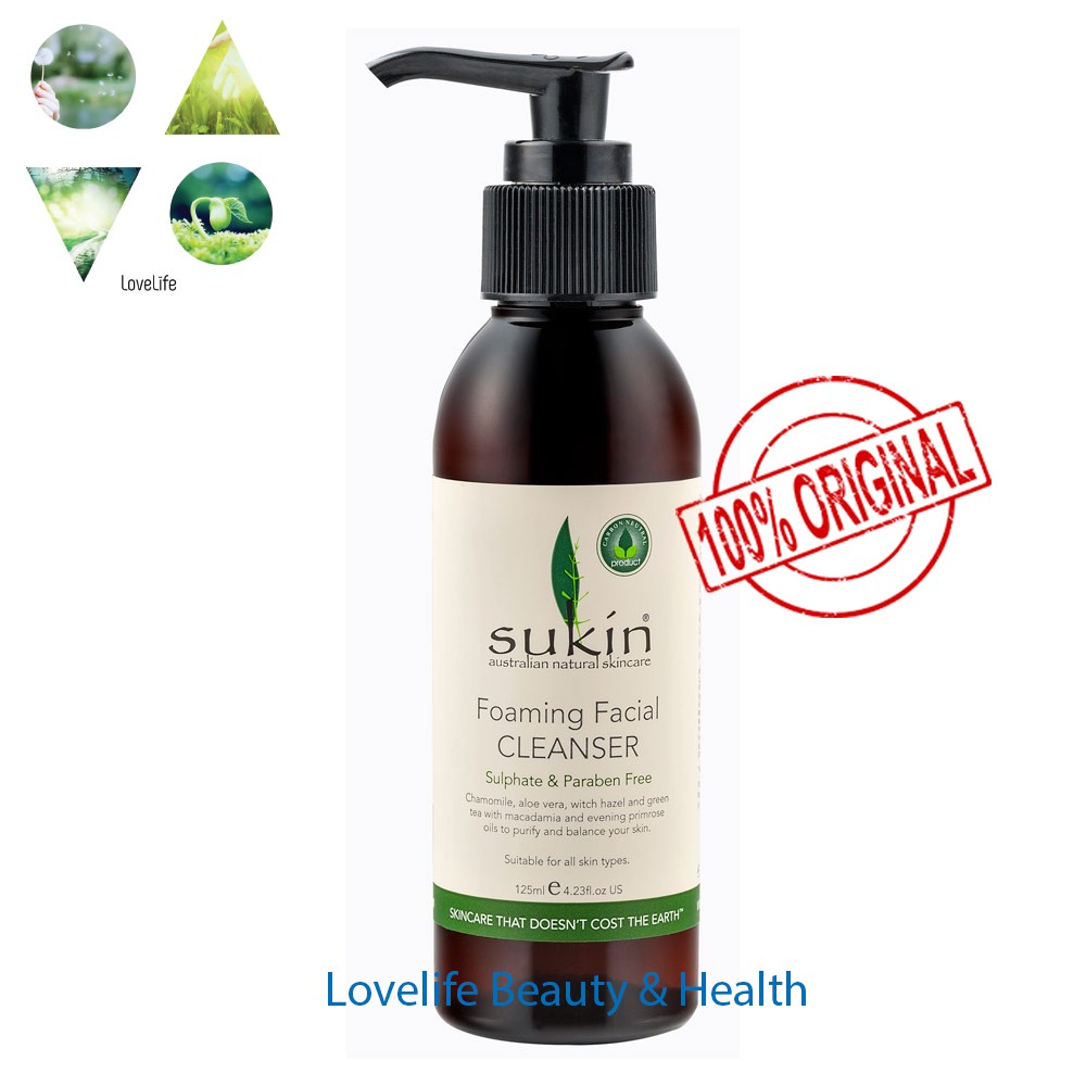 Sukin Foaming Facial Cleanser 125ml BUY 2 SAVE MORE