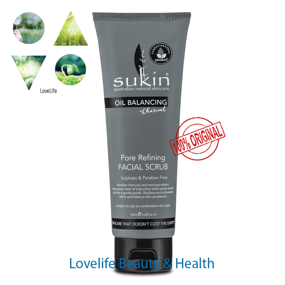 Sukin Oil Balancing Facial Scrub 125ml