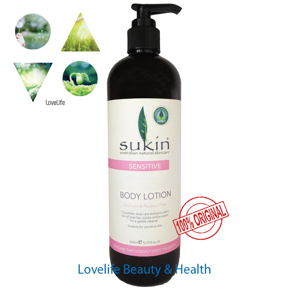 Sukin Sensitive Soothing Body Lotion 500ml