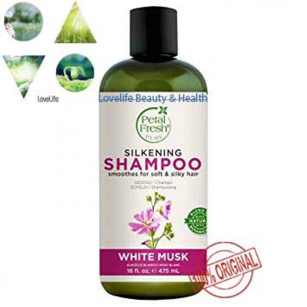 PETAL FRESH White Musk Shampoo (Silkening) EXP APR 2022 PETAL FRESH White Musk Shampoo (Silkening) EXP APR 2022