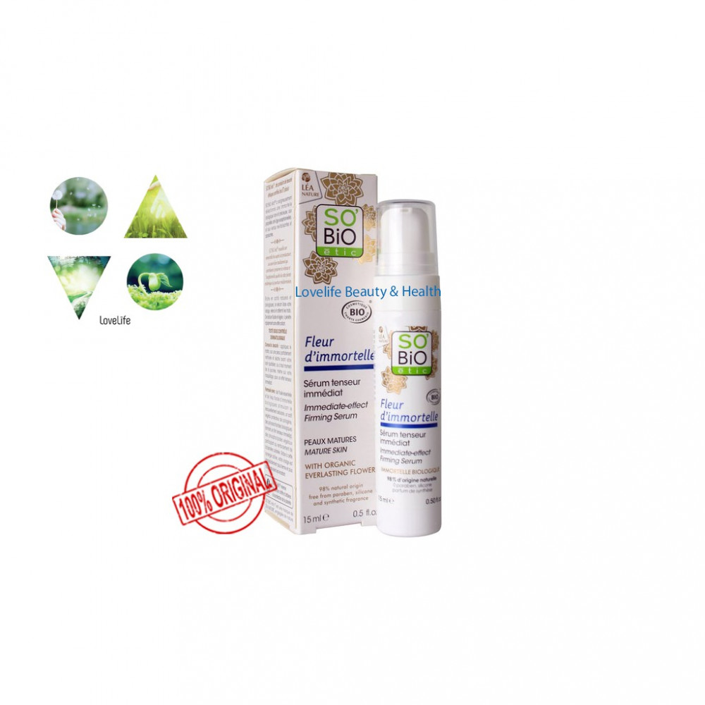 SOBIO SÉRUM TENSEUR IMMÉDIAT 15ml SOBIO SÉRUM TENSEUR IMMÉDIAT 15ml