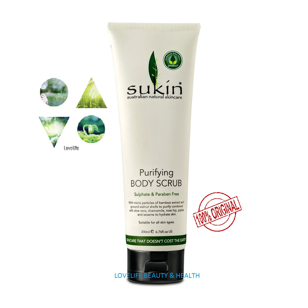 Sukin Purifying Body Scrub 200ml