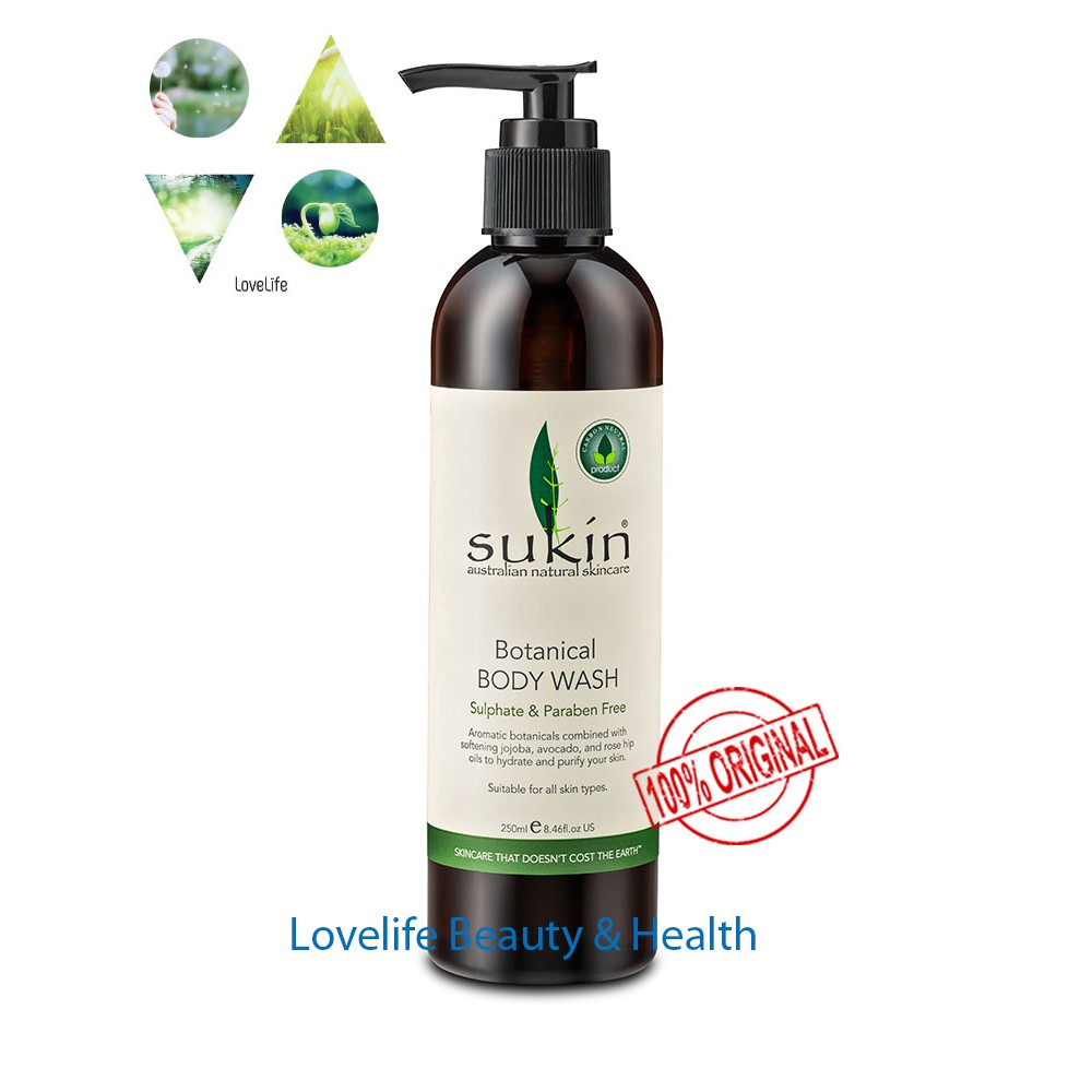 Sukin Botanical Body Wash 250 ml Sukin Botanical Body Wash 250 ml