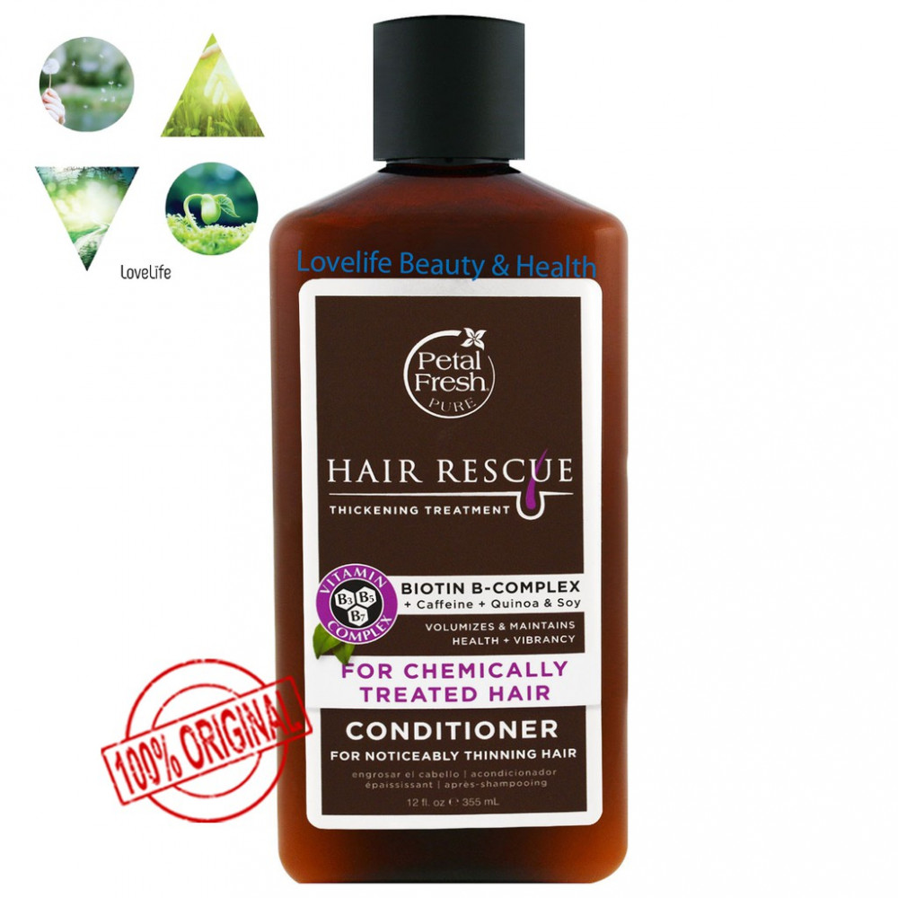 PETAL FRESH H/R Thicking Treatment Conditioner&Shampoo 355ml chemically