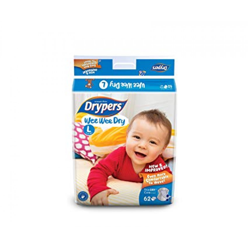 DRYPERS WEE WEE DRY L SIZE DRYPERS WEE WEE DRY L SIZE