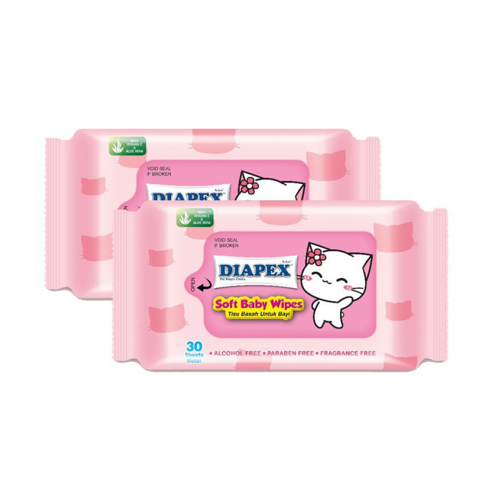 DIAPEX WET TISSUE 30'S X 2 PACK DIAPEX WET TISSUE 30'S X 2 PACK