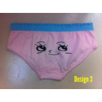 Ready stock (Set of 7) Ladies Underwear Low Waist Panties (Emoji) -7pcs