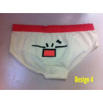 Ready stock (Set of 7) Ladies Underwear Low Waist Panties (Emoji) -7pcs