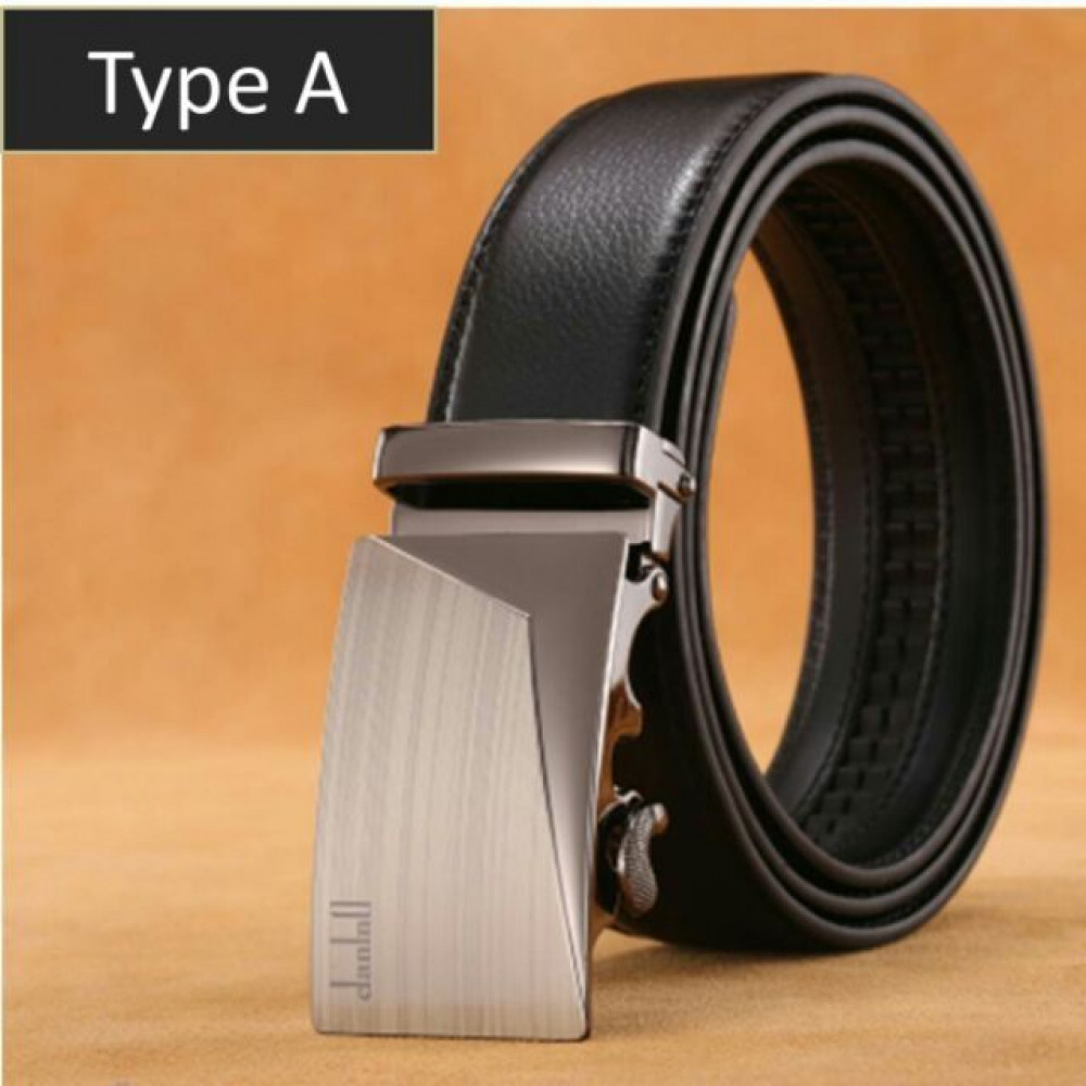 clanlntl classic leather Automatic Belt Buckle