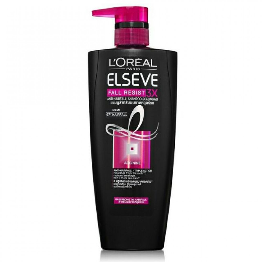 Loreal Elseve Fall Resist 3X Shampoo (650ml) Anti Hairfall